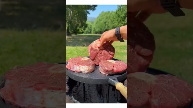 How to Cook Best STEAK Outdoor#asmr #steak #recipe #cooking