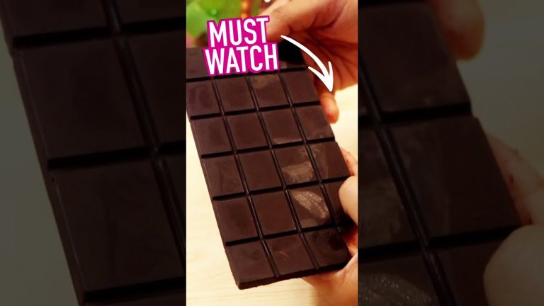 [5Min] Only 2 Ingredients Homemade Chocolate Recipe | No Cooking | Easy Chocolate Recipe #shorts