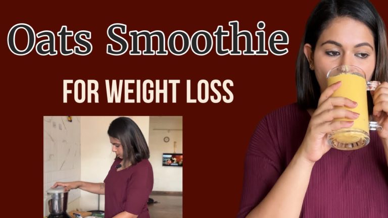 Oats Smoothie recipe for WEIGHT LOSS | Easy Smoothie preparation