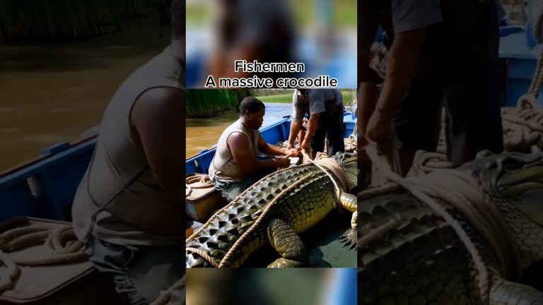 A massive crocodile #fishing #fish #sea #seafood #shorts