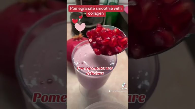Pomegranate Smoothie#pomegranate #pomegranatefruit #roshhashana#pinkshake#smoothierecipes #pinkfood