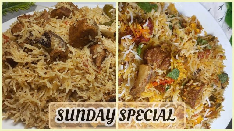 Sunday Special 2 Beef Recipes || Beef Biryani Recipe || Beef Pulao Recipe || Rice Recipes #food #4k