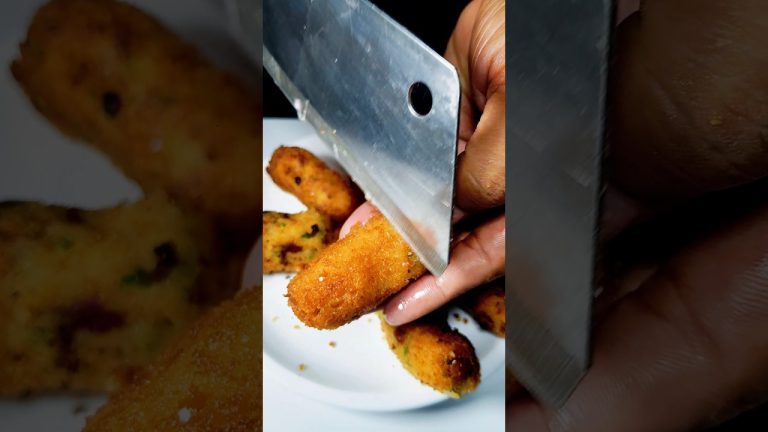 Crispy Bread Roll //Potato Bread Cutlet#asmr #shorts #shots