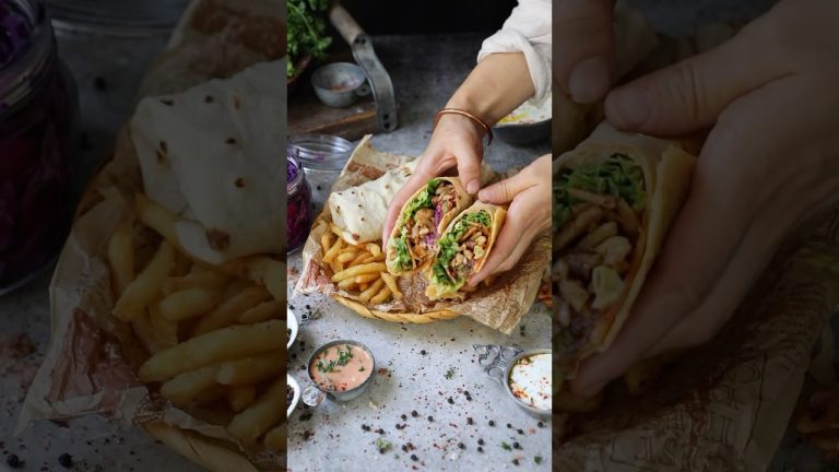 Turkish Chicken Döner. I hope you love this little piece of my home ❤️ #food