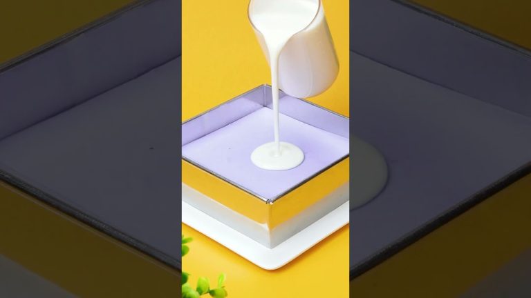 #shorts How to make Blueberry Mousse Cake