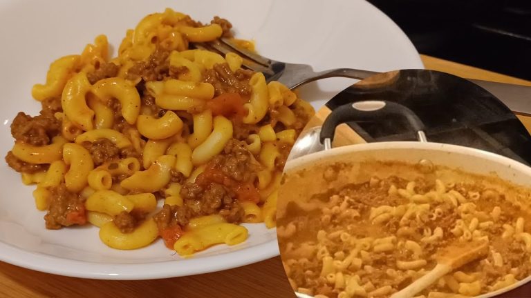 A delicious tacocasserole using ground beef recipes—an effortless twist on a classic taco recipe