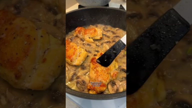 Pulpe de pui cu ciuperci | Cosanzenele Gatesc. Reteta este in comentarii