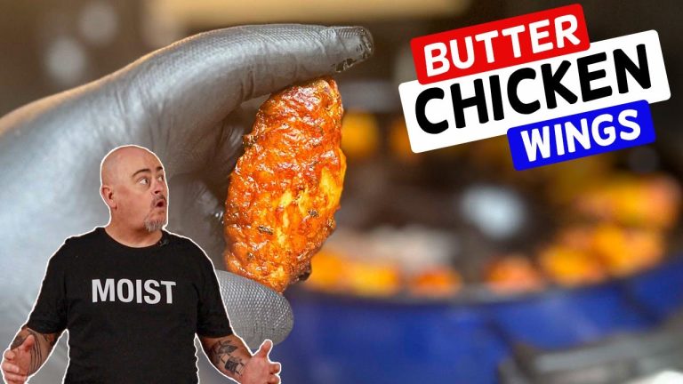 Butter chicken – chicken wings by Schueys BBQ