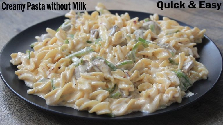 Yummy White Sauce Pasta without Milk, Flour | Quick and Easy Restaurant Style White Sauce Pasta