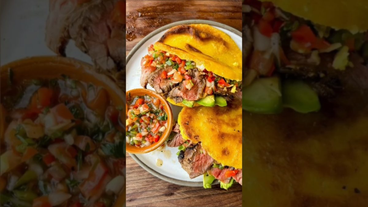 Mojo Steak Arepas with Salsa Criolla – Trending Latin American Recipe!