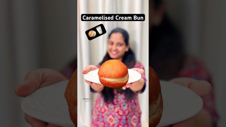 #shorts Cream Bun #selinesrecipes #creambun #eveningsnacks #bread