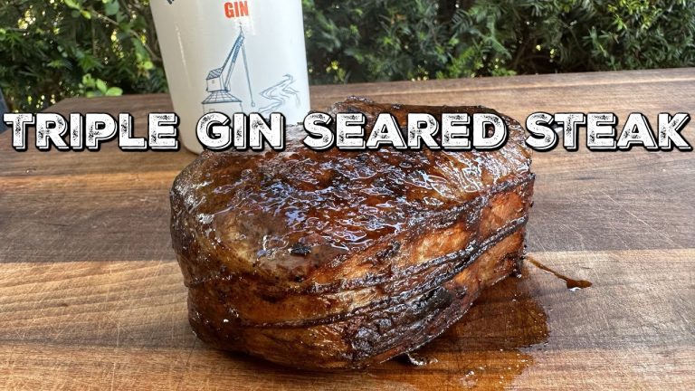 TRIPLE GIN SEARED STEAK