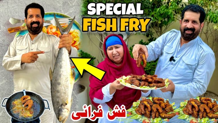 Fish Fry Recipe 2024 – Enjoying Fish Fry Lunch With Wife – Lahori  Crispy Fish Fry – BaBa Food RRC