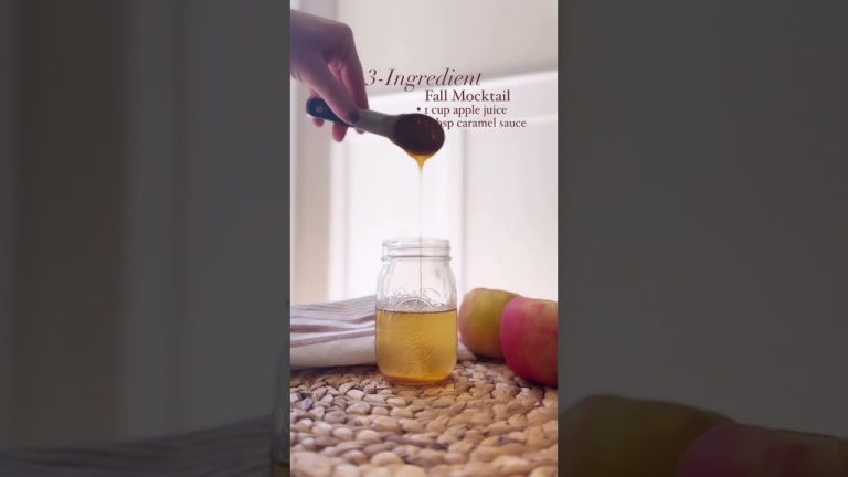 Welcome National Apple Month with this Fall Mocktail