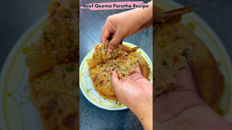 Beef Qeema Paratha Recipe | Beef Recipe | Paratha Recipe | Cooking CH
