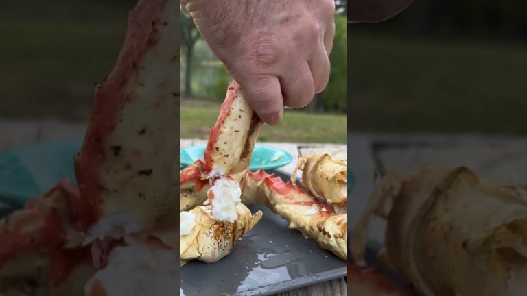 Part 3: Smoked King Crab 🫤 #seafood #kingcrab #crab