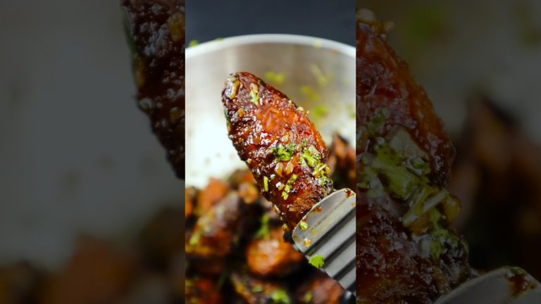 Beer Infused Chicken Wings #shorts