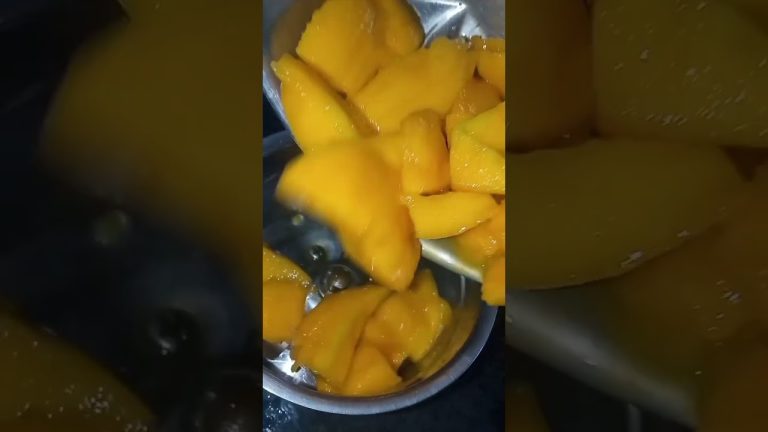 Mango Juice at home Aamras #recipe #shorts