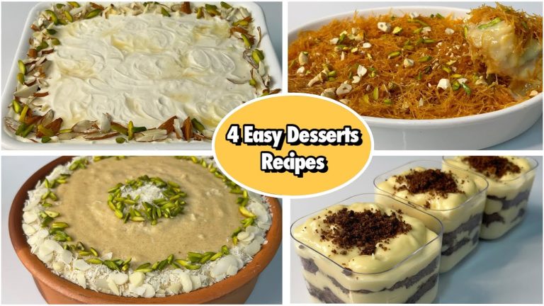 4 Easy Dessert Recipes That any one can make in Minutes 😍