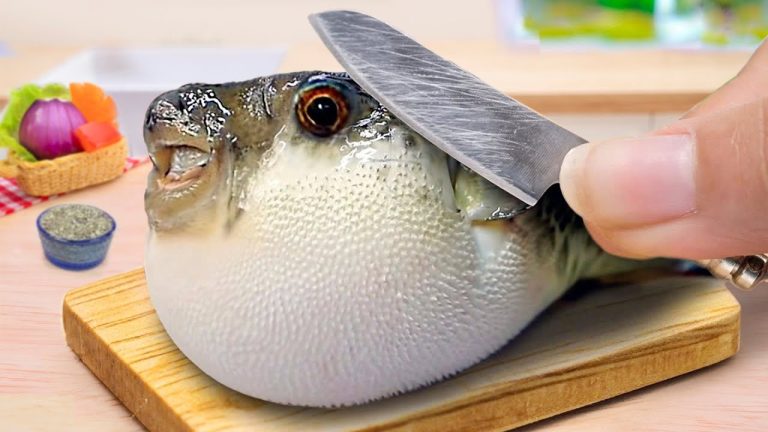 MOST Satisfying Miniature Seafood Compilation – 1000+ Puffer Fish Recipe Idea by Mini Yummy