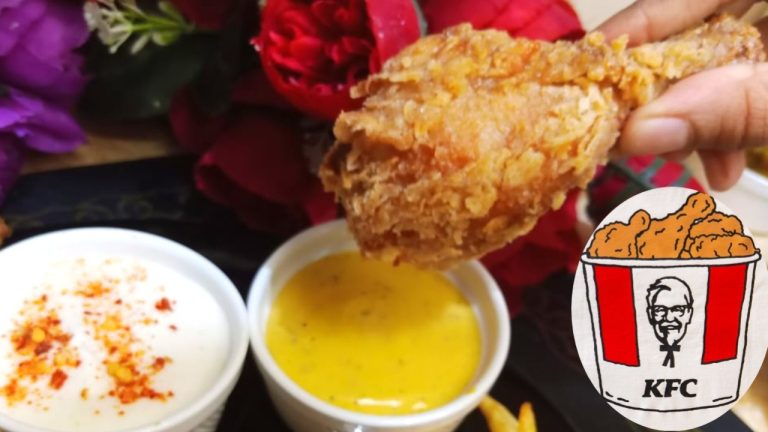 Delicious KFC Chicken Recipe with Garlic Sauce | Crispy Fried Chicken