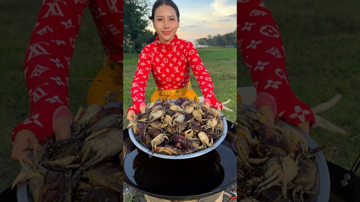 Crab crispy cook recipe #shortvideo #shorts #cooking #food #recipe
