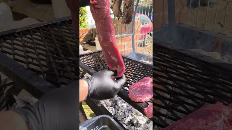 Como poner la carne en la parrilla #food #asado #parrilla #bbq