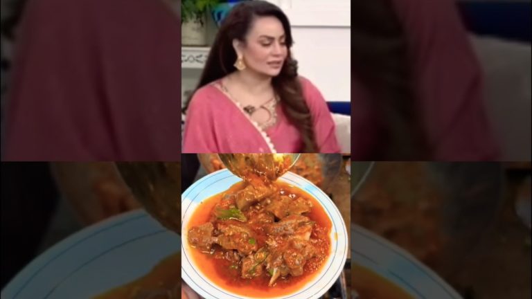 😮Sadia Imam ne batai bachon k liye mutton karahi ki recipe|how to make karahi|#shorts #youtubeshorts