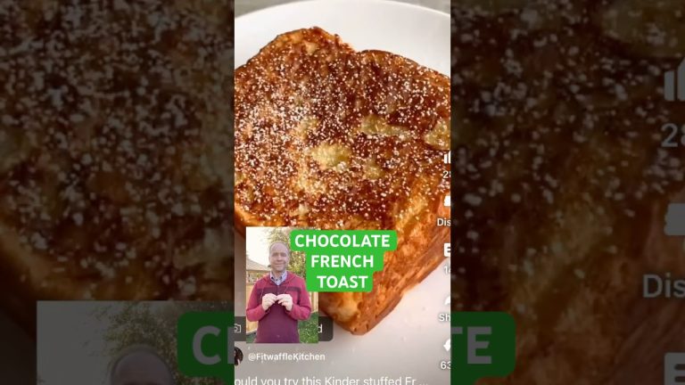 Would You Eat This Chocolate Filled French Toast? #shorts #food