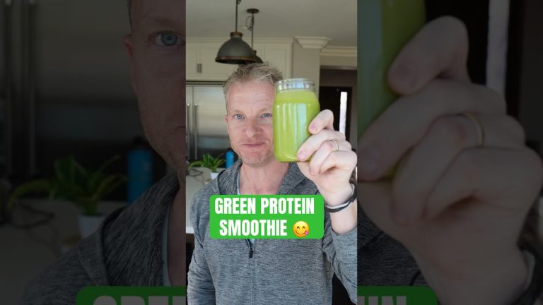 Green Protein Smoothie Recipe To Cure Your Cheat Meal Hangover | LiveLeanTV