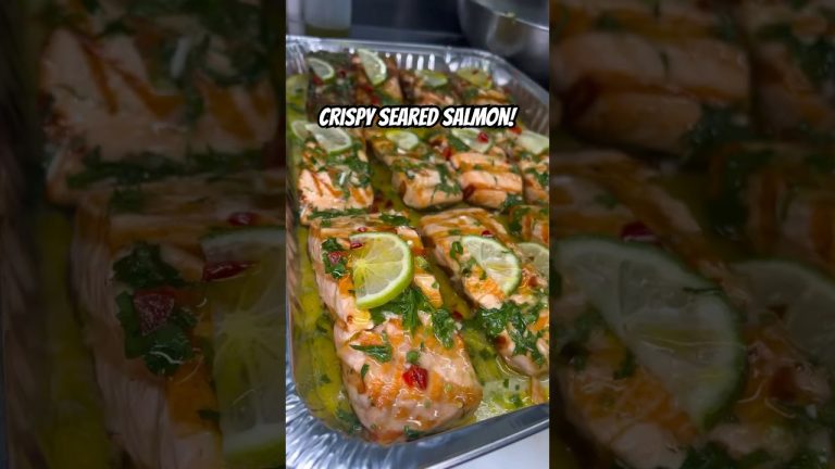 How to make crispy seared salmon!