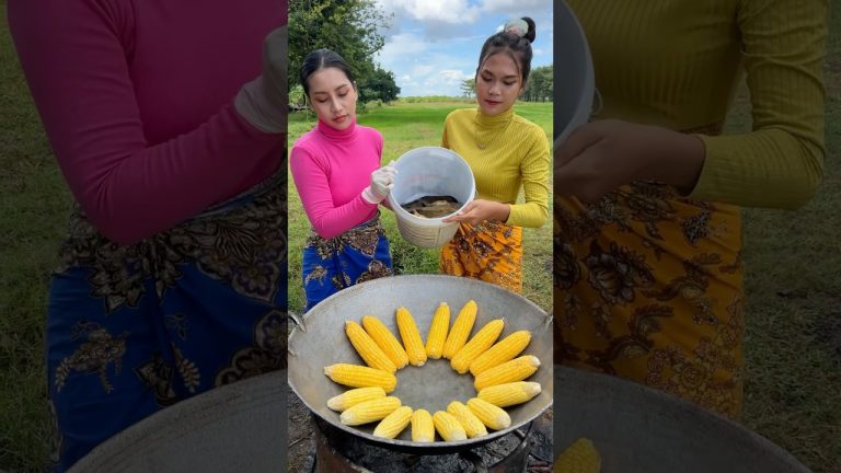 Fish braised with corn cook recipe #shortvideo #shorts #cooking #food #recipe