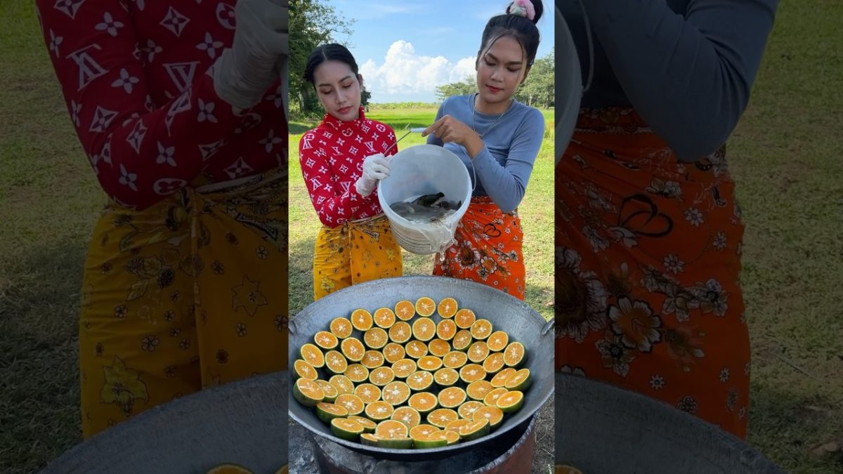 Orange juice cook with fish recipe #shortvideo #shorts #cooking #food #recipe