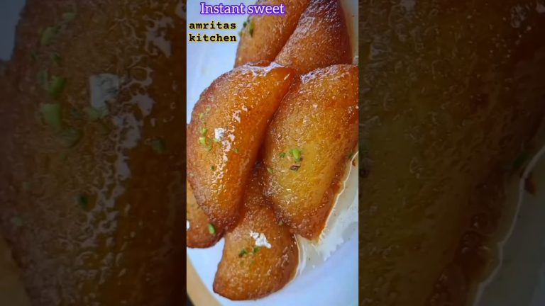 bread sweet/Easy Dessert recipe/Ye etna viral kyo ho gya??😱#shots #viralvideo #bread