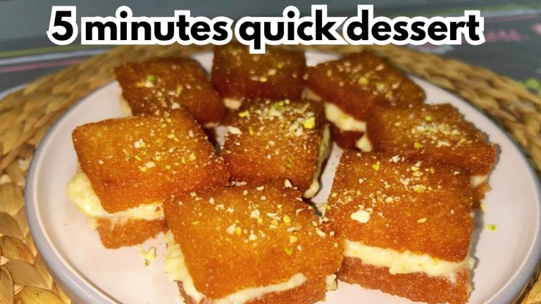 Easy dessert recipe | indian dessert recipes | Easy Bread Sweet | Bread Custard