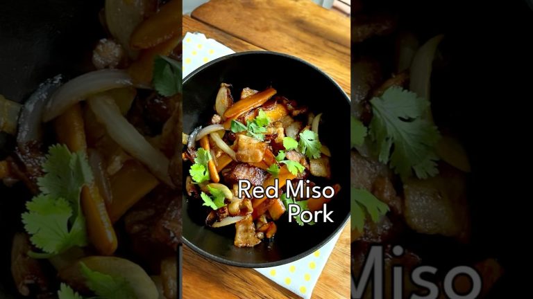 Red Miso Pork! #easyrecipe #lunchideas #yummy #mealprep #dinnertime