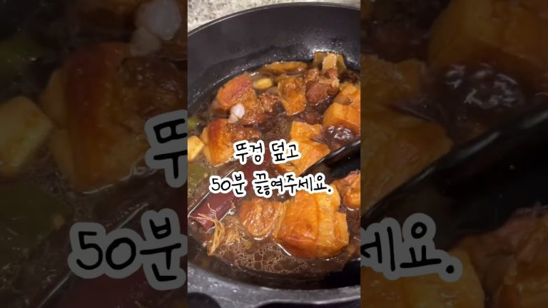 흑백요리사 동파육 존맛탱 초간단 레시피
