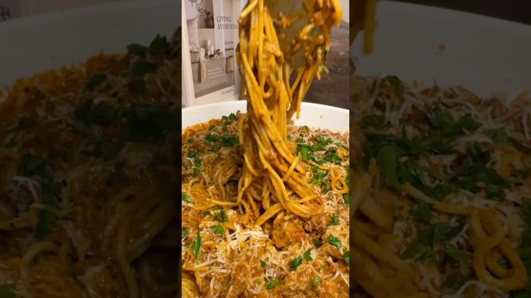 PERFECT SPAGHETTI #food #foodie #foryou #shortvideo #shorts #short #asmr #steak #meat #seafood