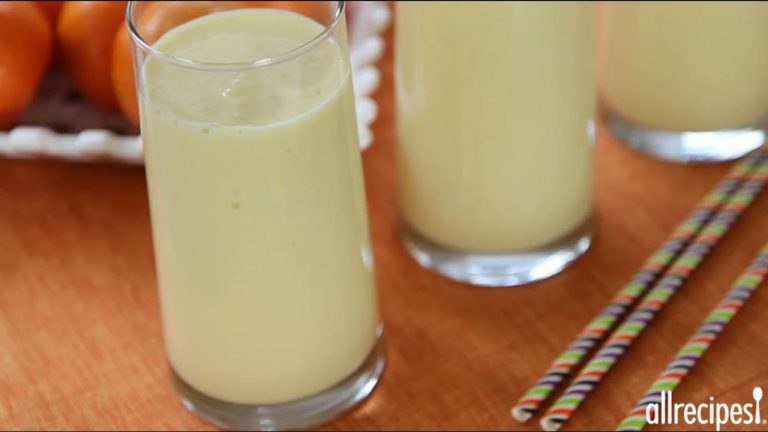 How to Make an Orange Cream Smoothie | Smoothie Recipes | Allrecipes.com