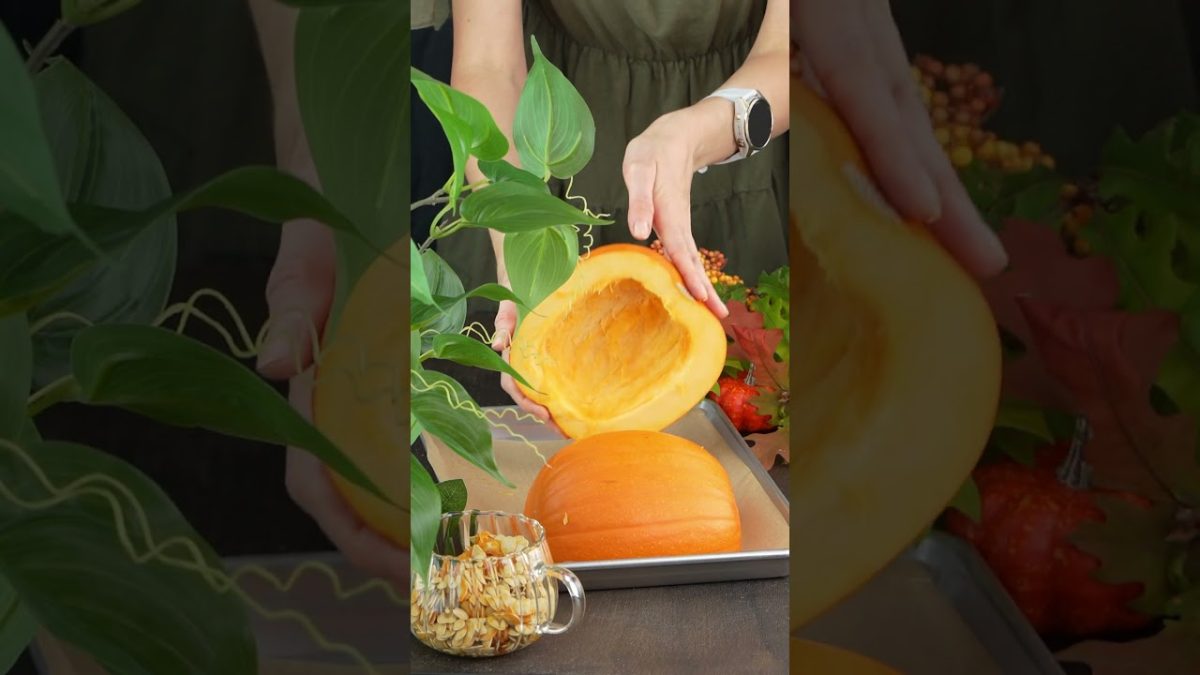 How To Make Pumpkin Puree to Bake the Perfect Pie #shorts