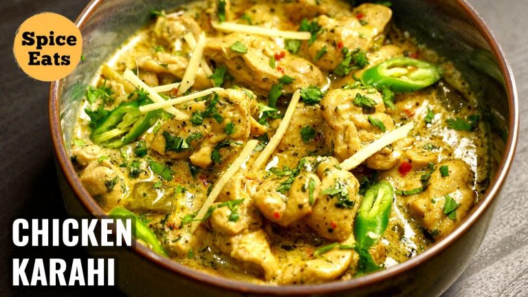 CREAMY CHICKEN KARAHI | CHICKEN WHITE KARAHI RECIPE | CREAMY BONELESS CHICKEN GRAVY