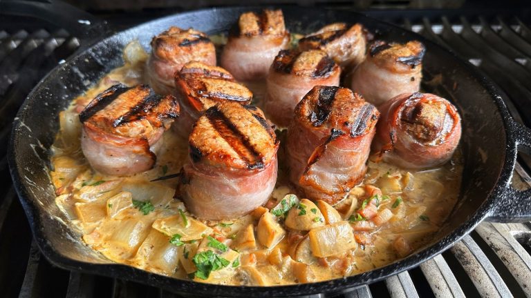 FILETPFÄNNCHEN VOM GRILL – Schweinefilet in Bacon