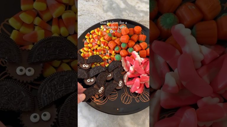 Snack Ideas for a Halloween Party! 🎃 #halloween