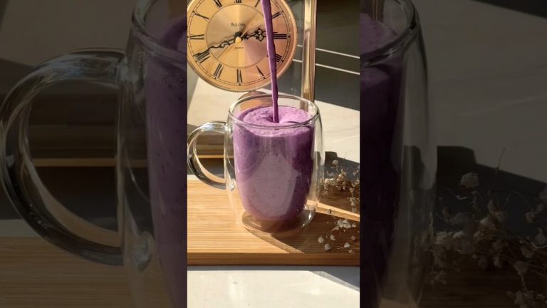 BLUEBERRY SMOOTHIE 🧋 #shorts #trending #viral #recipe #india #youtubeshorts