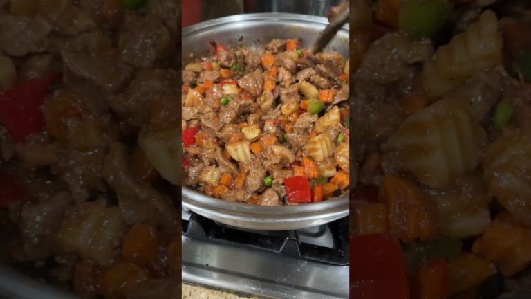 Cooking Filipino menudo