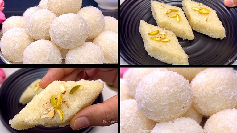 Coconut Dessert Recipes | Coconut Laddu | Coconut Barfi | Nariyal Ki Mithai |