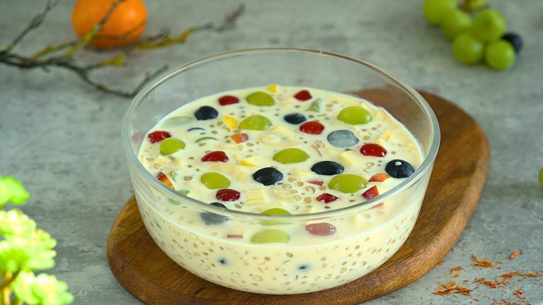 Easy Sago Fruit Dessert | Quick & Refreshing Recipe by Tiffin Box