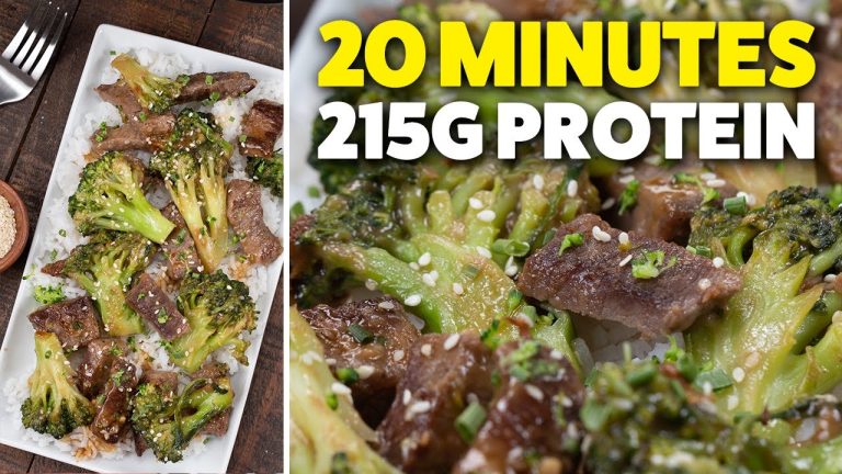 Healthy Beef and Broccoli Recipe | Easy High Protein Meal Prep
