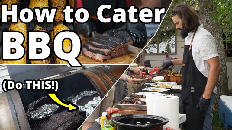 How I CATER large BBQ events ALL BY MYSELF