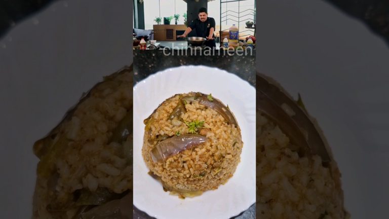 வாங்கி பாத் | வெங்கடேஷ் பட் சார் சொல்லிதந்த வாங்கி பாத் recipe #shorts